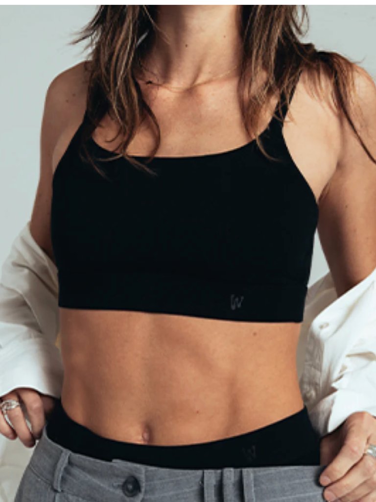 Like New Woxer Luxe Bralette - Black, Size S